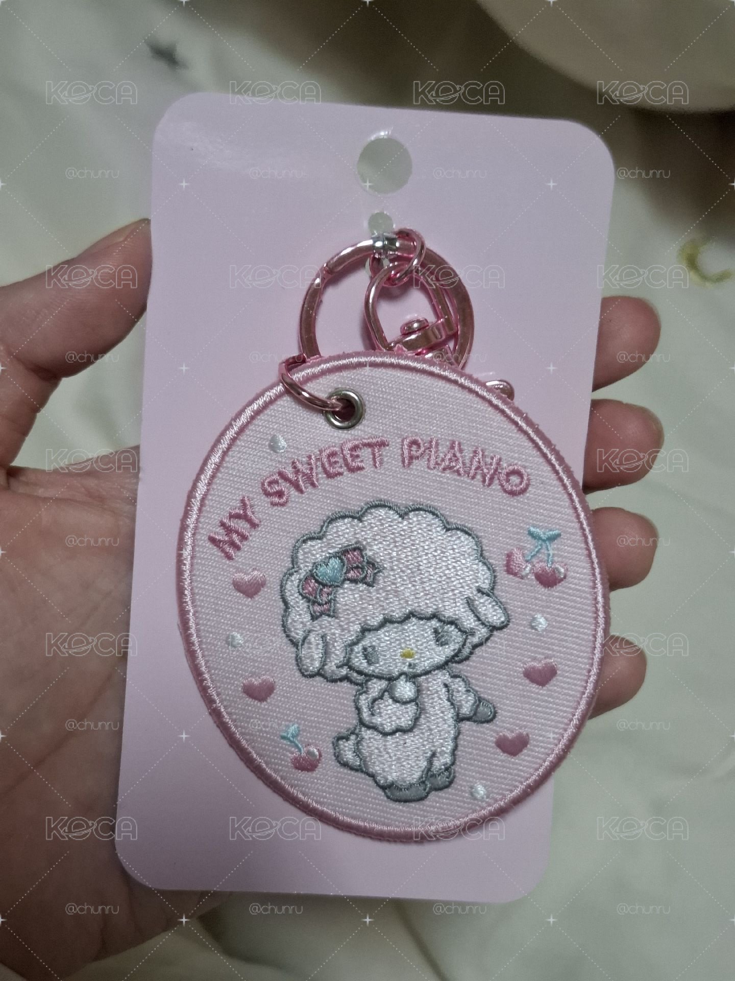 彼安諾刺繡鑰匙圈🩷