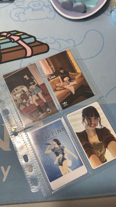 LISA 愛迪達貼紙+韓國CGV電影卡 SET