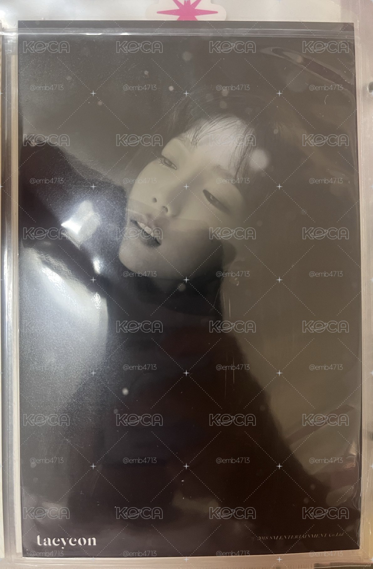 少女時代 太妍 Taeyeon This Christmas 4x6 照片組 