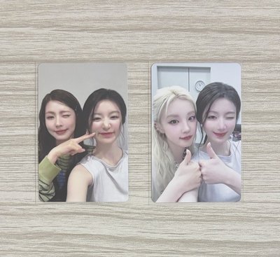 i-dle 團卡分隊卡 小卡盤 可單出