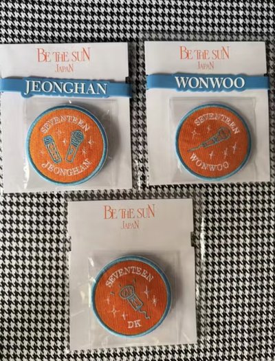 （現貨 一日內寄出）seventeen be the sun 手燈環 徽章