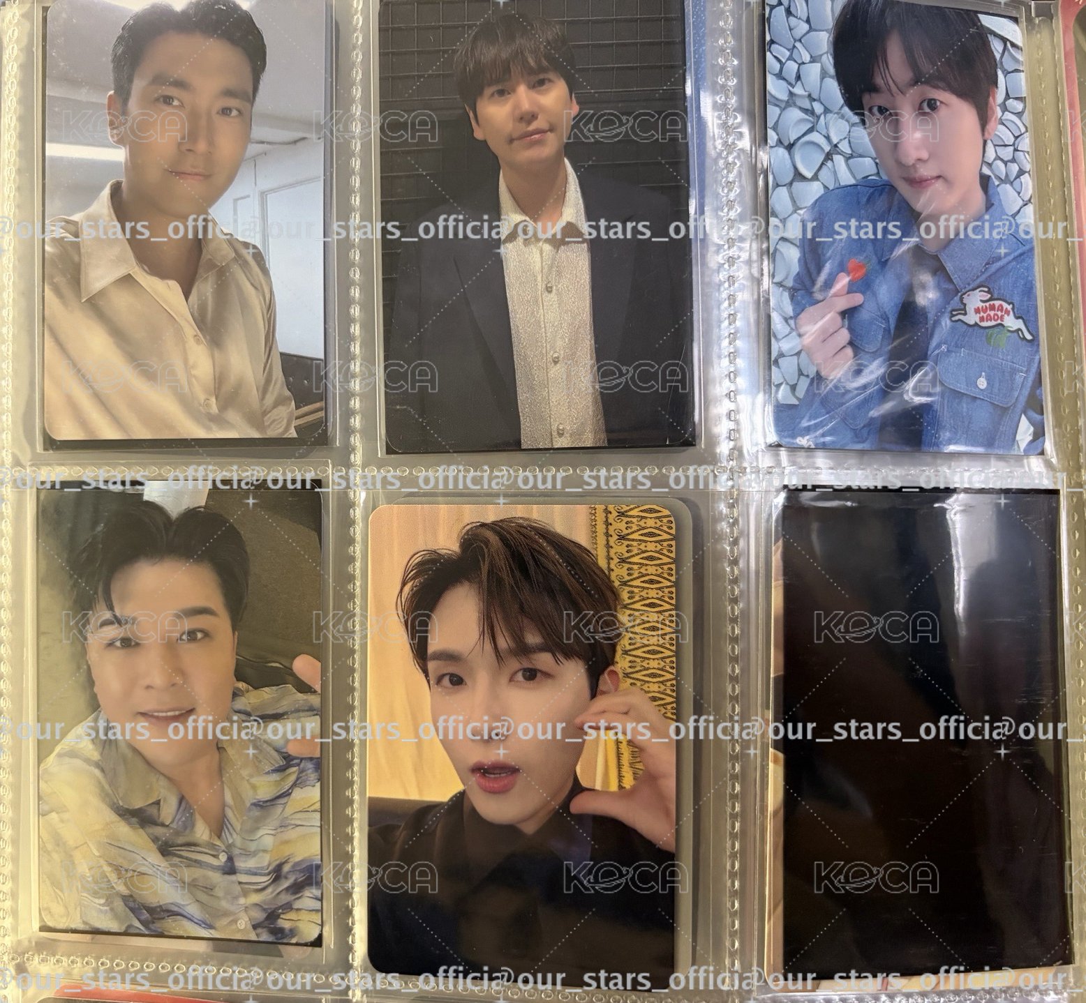 Super Junior 官方 KCON SAUDI ARABIA 滿額卡 小卡