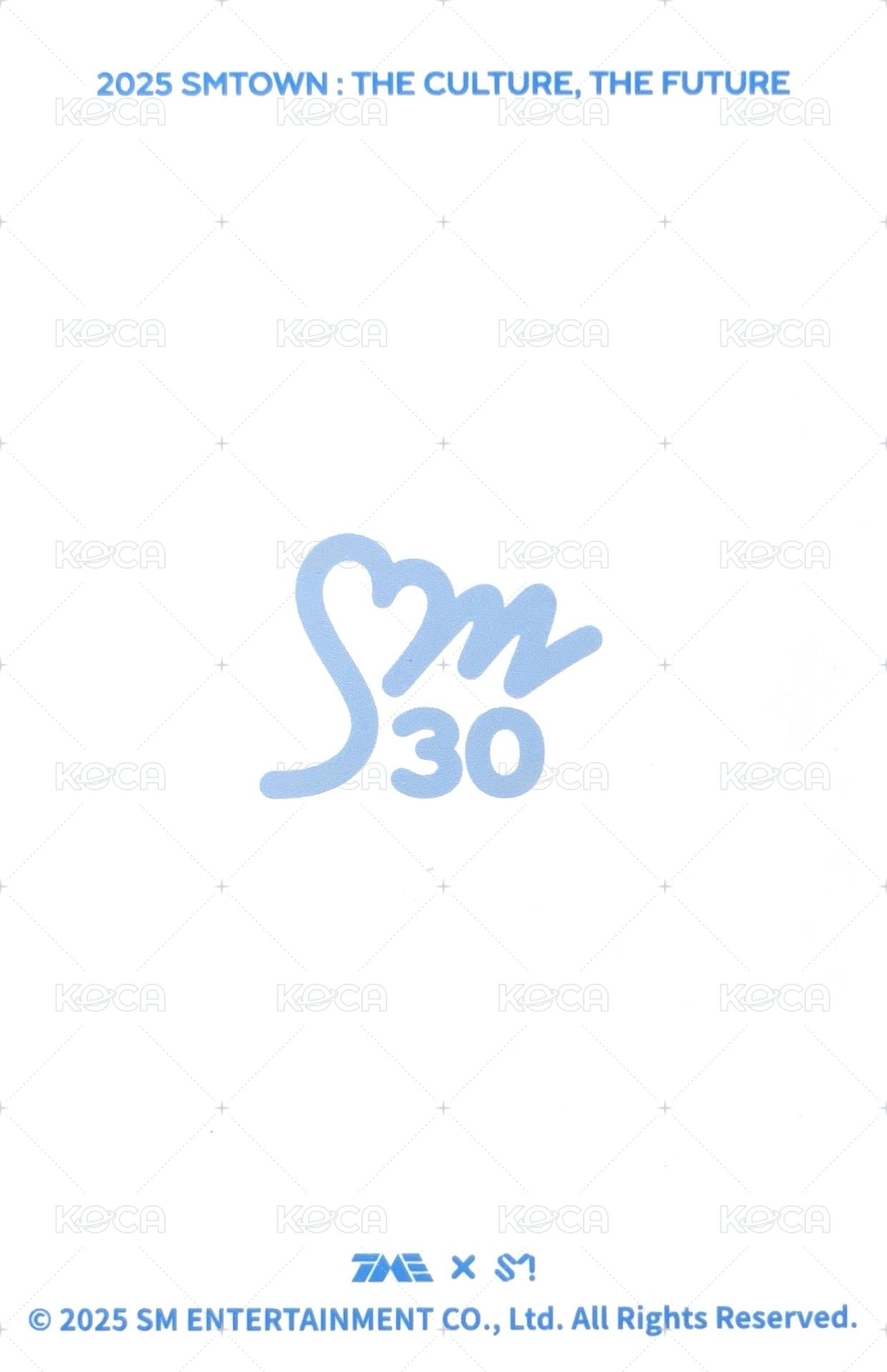 2025 SM30 QQ音樂 四星 星光卡  背面