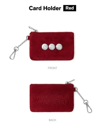 (現貨）BTS ARIRANG Card Holder 紅色零錢包