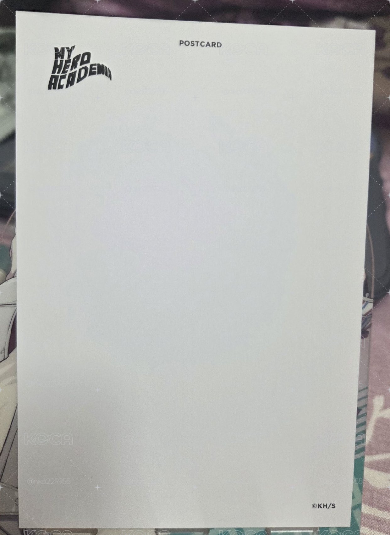 我的英雄學院 原畫展 明信片