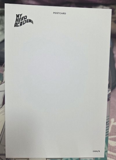 我的英雄學院 原畫展 明信片