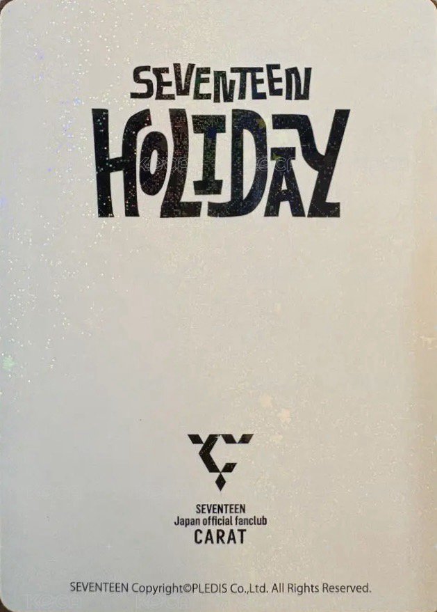 fm  HOLIDAY 會員禮卡 續會卡 背面