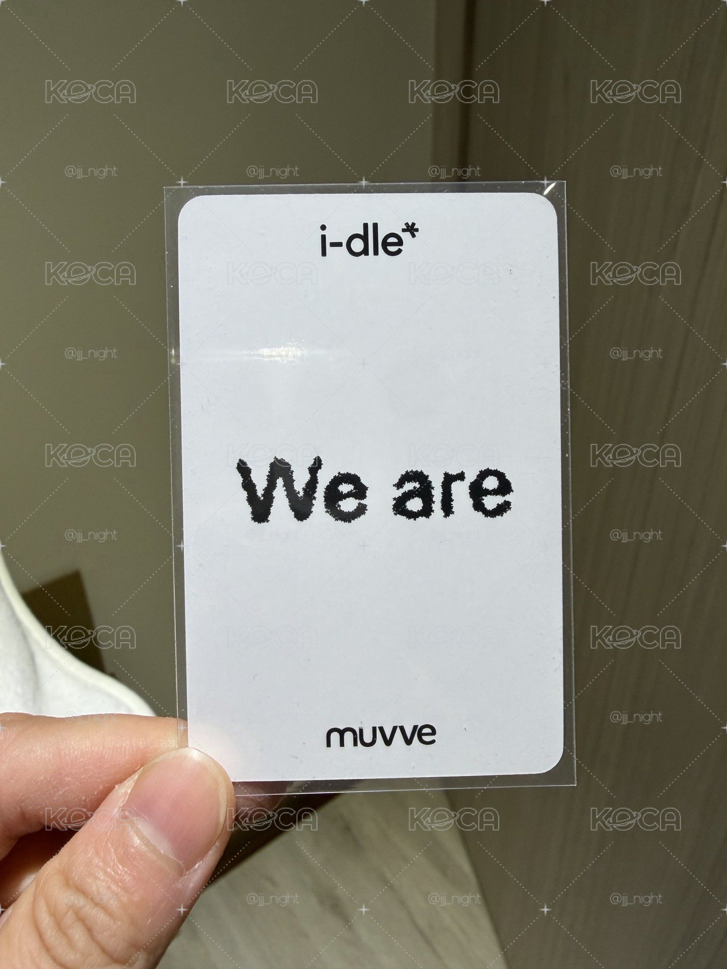i-dle 雨琦 We are mu 簽售卡