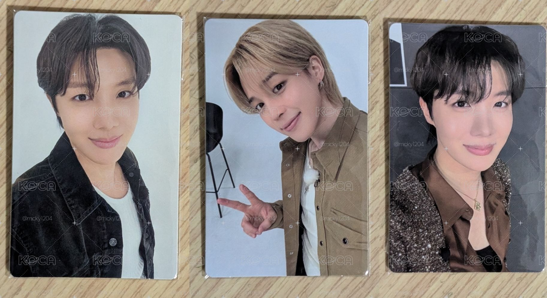 ARIRANG_wvs A、B版特典卡 J-HOPE、JIMIN