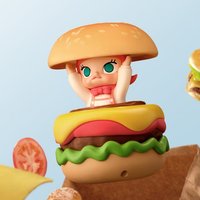 麵包腦袋系列 手辦盲盒 公仔 躲貓貓漢堡