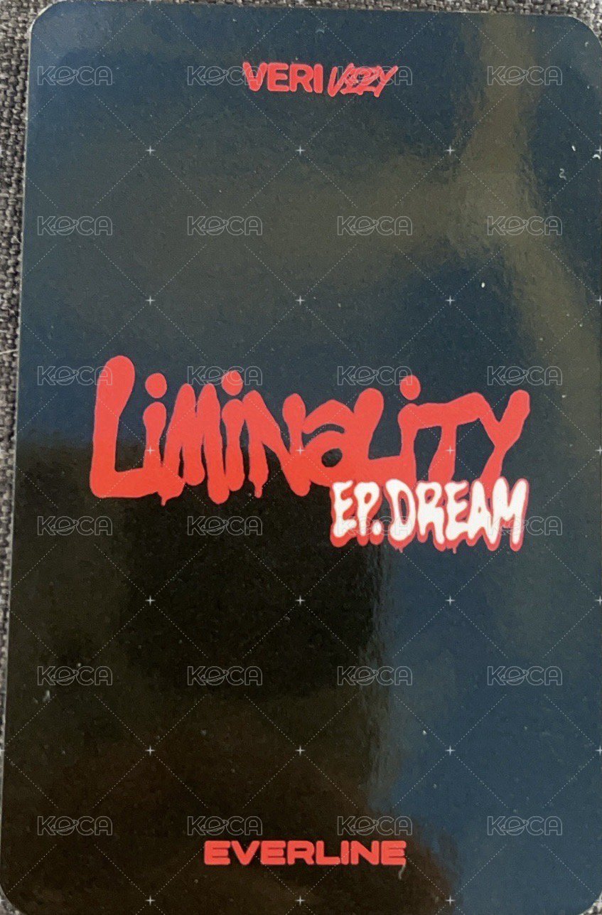 Liminality-EP.DREAM el 簽售卡 球衣ver. 背面