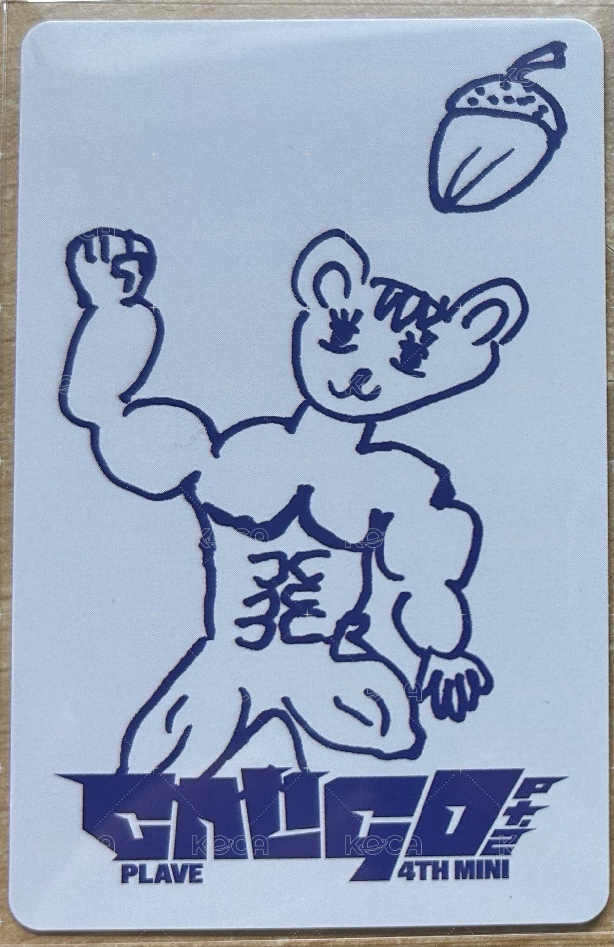 迷四 專輯卡 自畫像 B ver. 背面