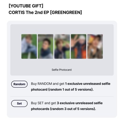 預購 YT特典 CORTIS The 2nd EP［GREENGREEN］一般專 wvs global通路