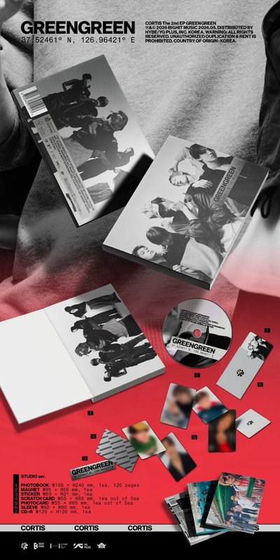 預購 YT特典 CORTIS The 2nd EP［GREENGREEN］一般專 wvs global通路