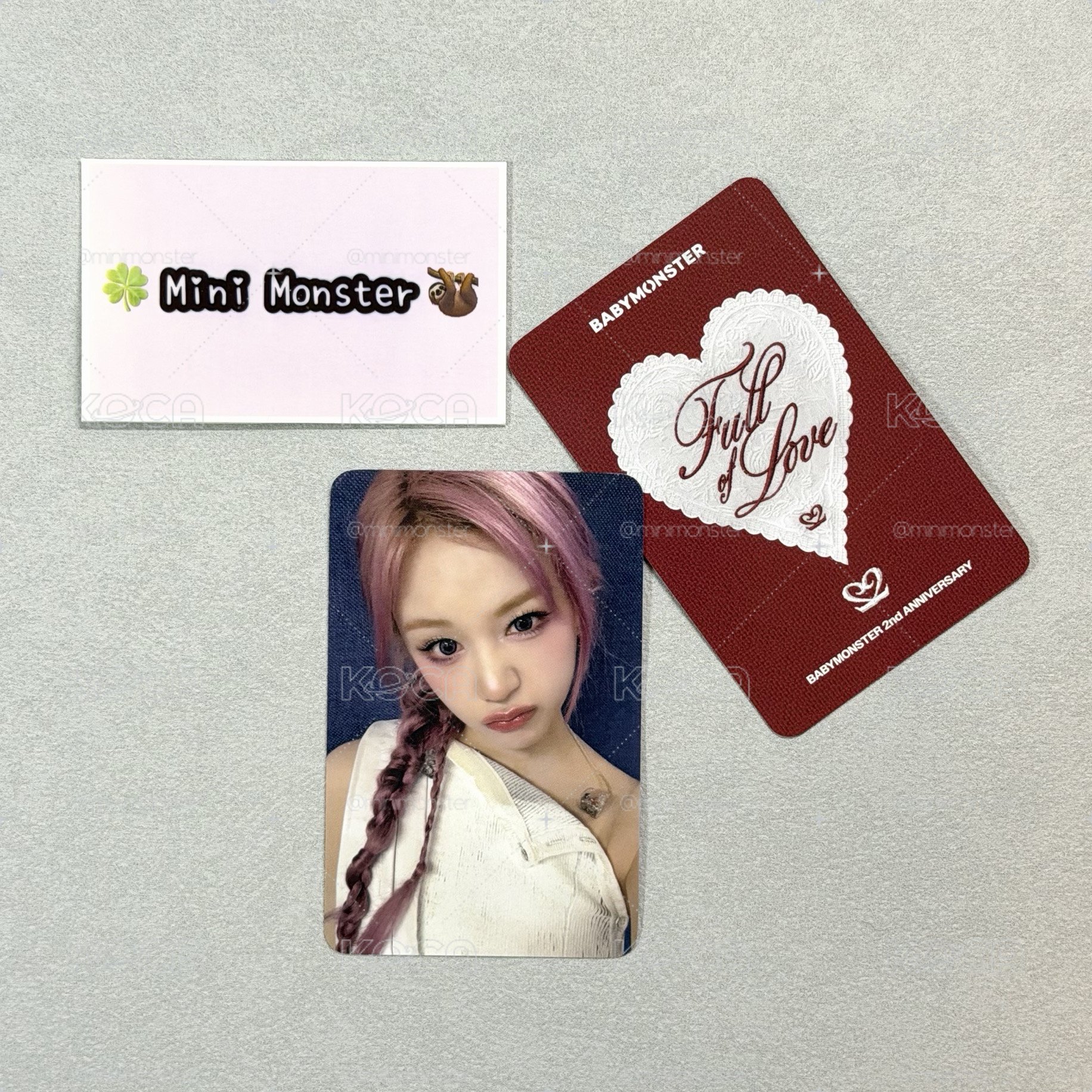 🍀Mini Monster🦥 韓國線下會員禮 塔
