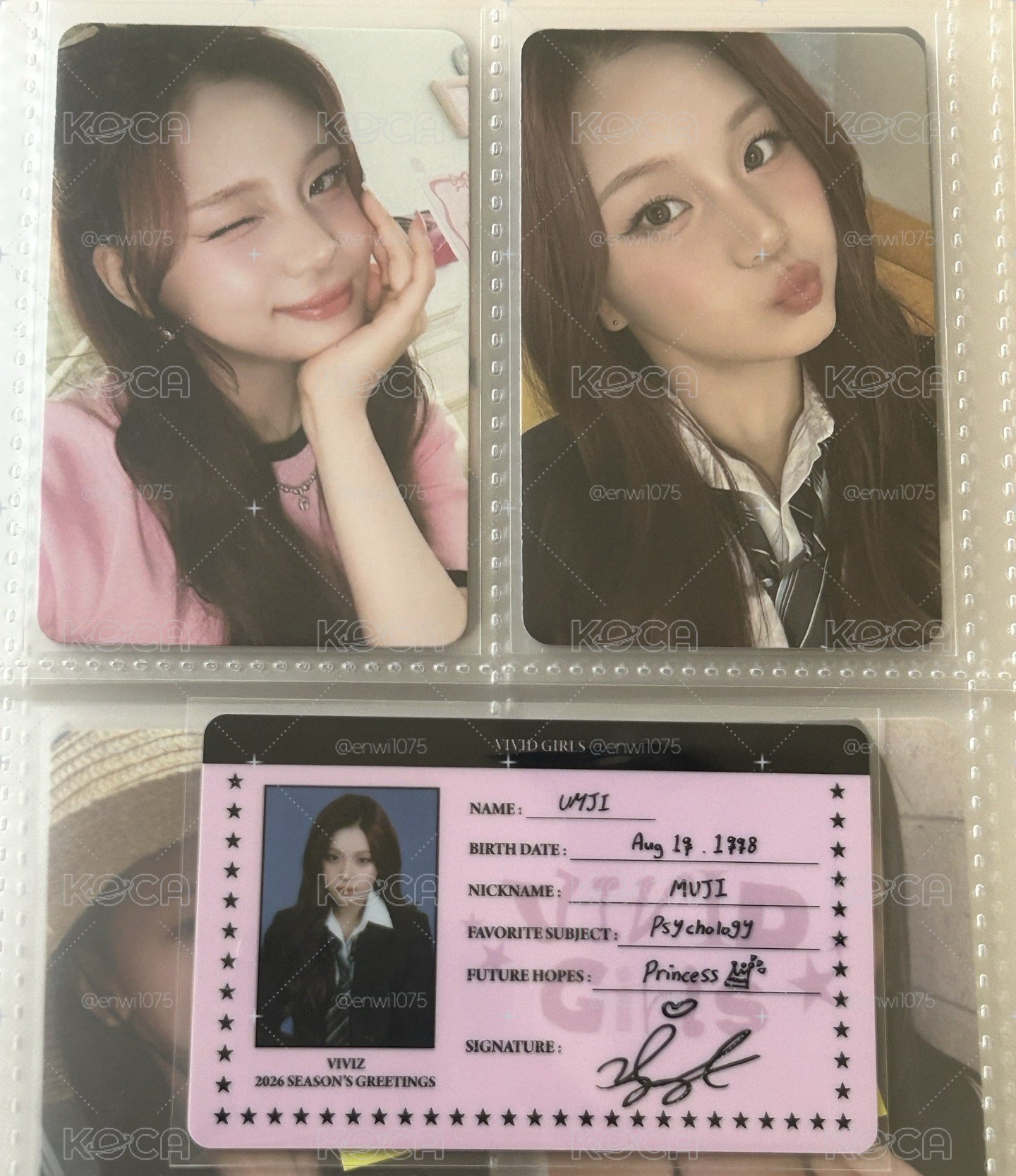 GFRIEND VIVIZ UMJI 小卡區