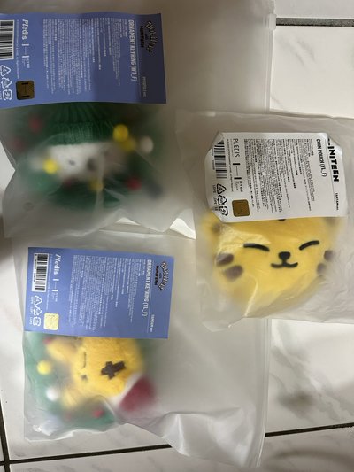seventeen miniteen哲手燈環 聖誕花圈榮勳 錢包榮
