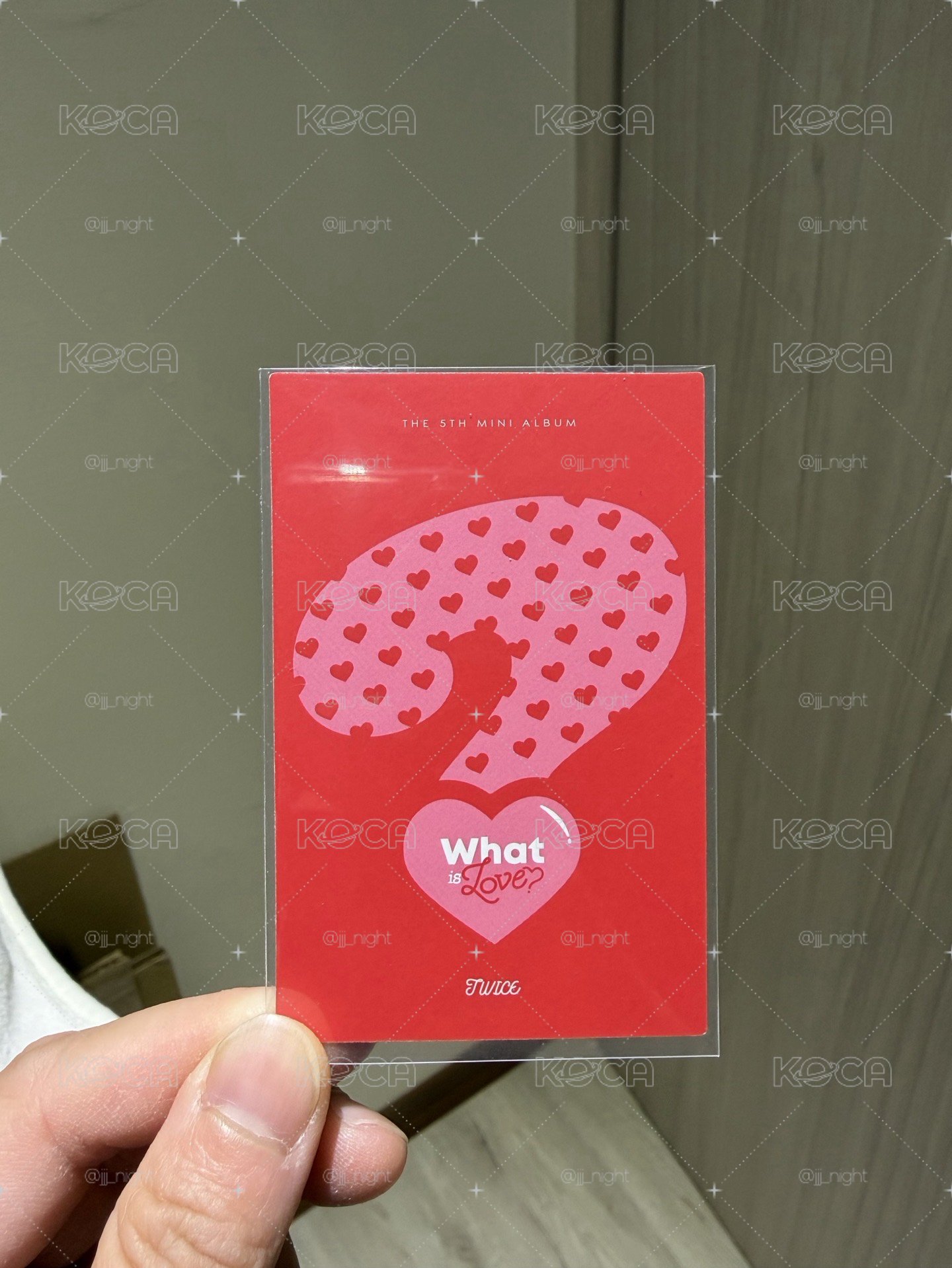 TWICE 志效 What is Love? 專卡
