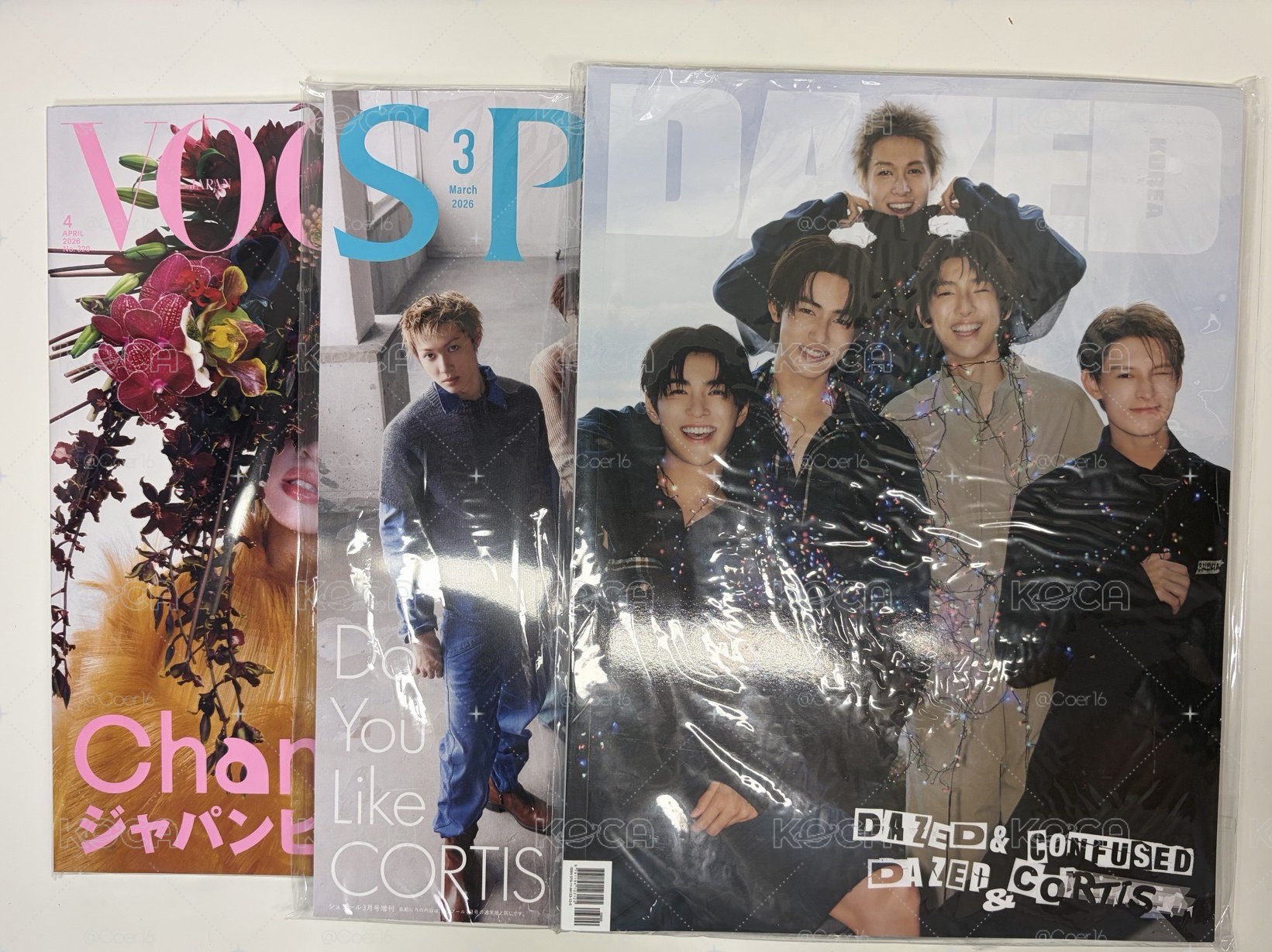 Dazed、spur、vogue雜誌3本…（皆現貨）