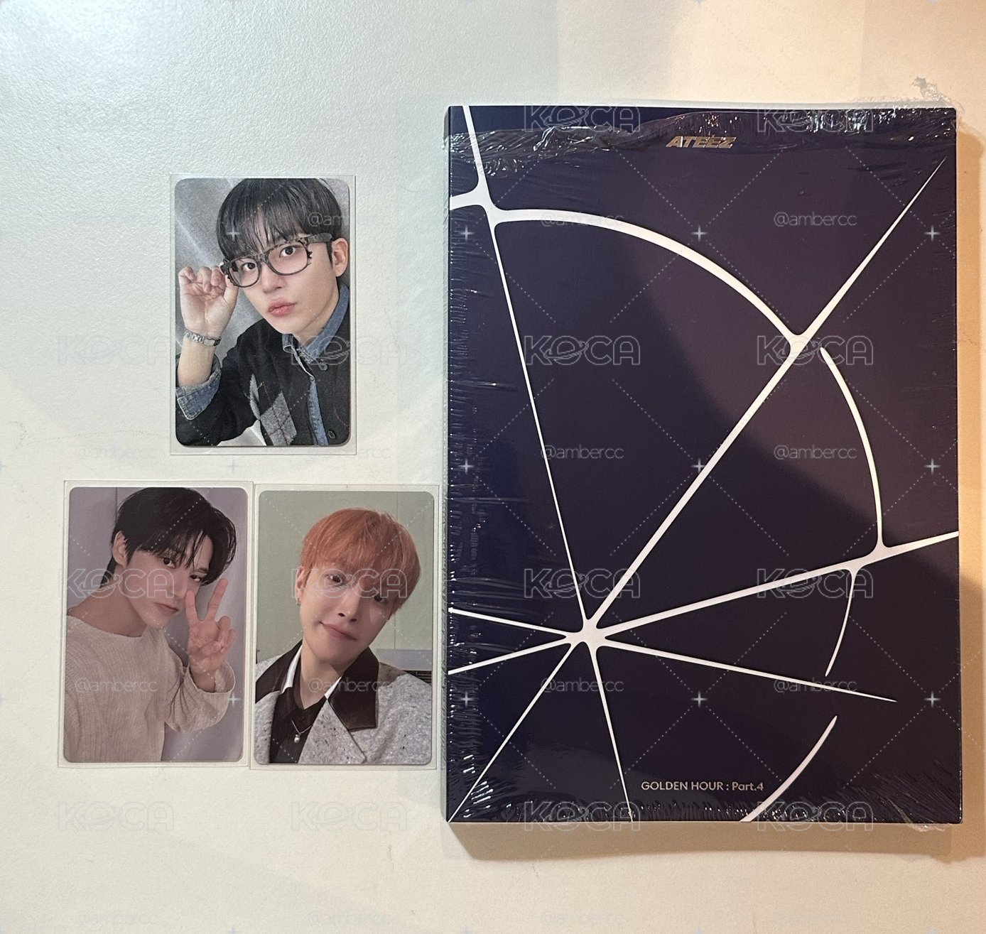 現貨🏴‍☠️ATEEZ GHPt4. DIARY Ver.已拆Topaz全專+鍾眼鏡幸運卡