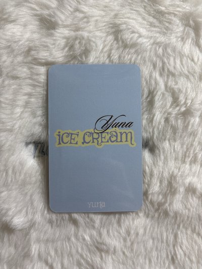 yuna  Ice Cream 打歌卡 
