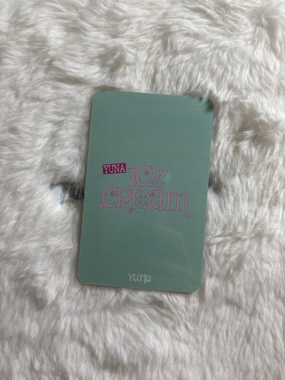 yuna Ice Cream 打歌卡 