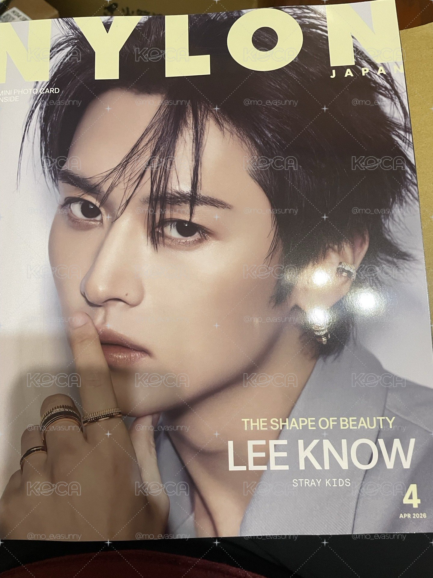 雜誌 Nylon Japan 4月號 LEEKNOW