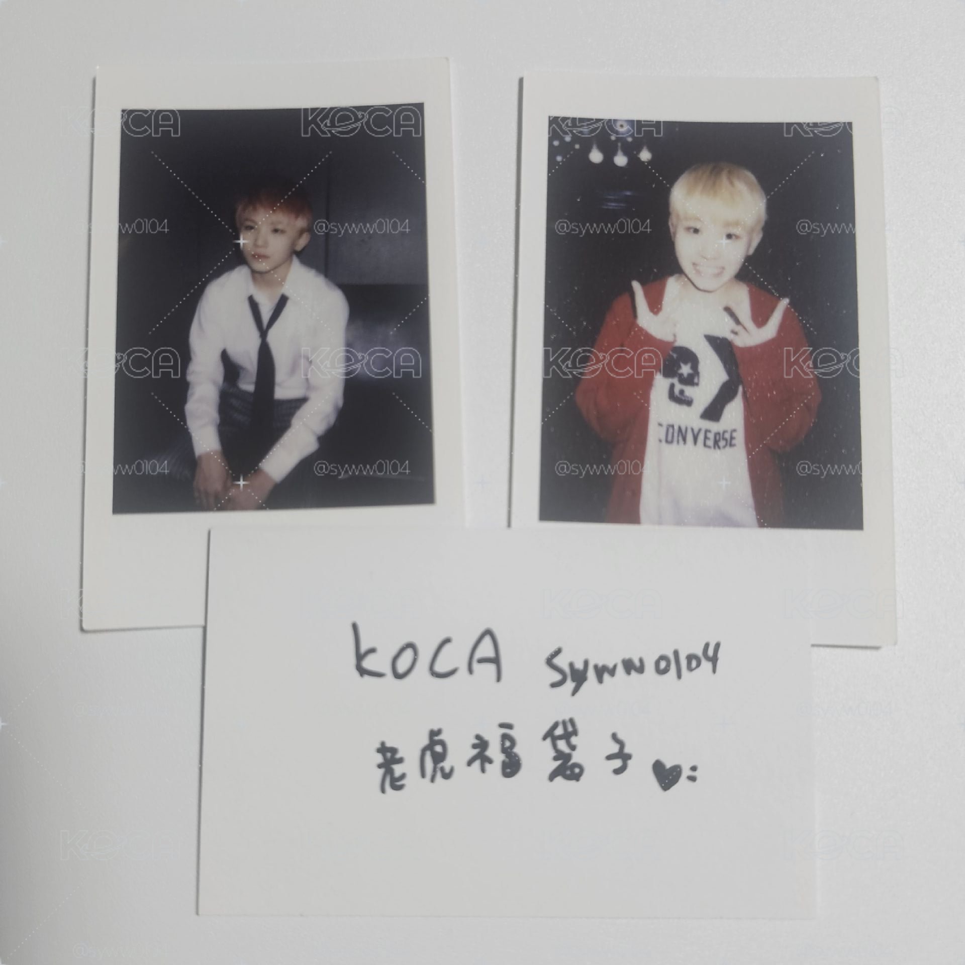 WOOZI 15’BOYS WISH C ver. 周邊卡 