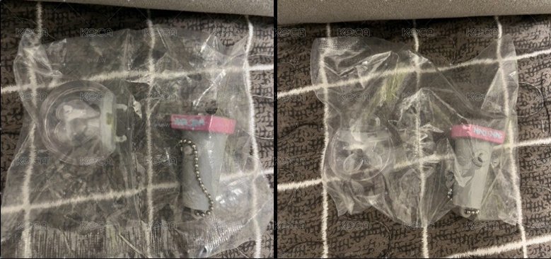 萬代扭蛋小手燈 柚+寧