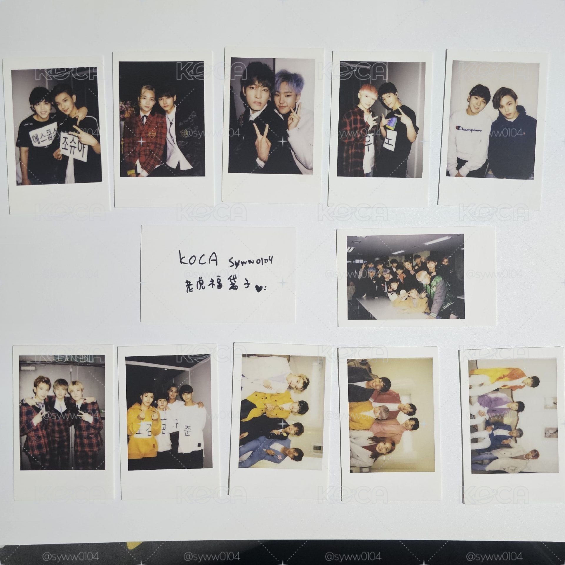 16’BOYS WISH D ver. 周邊卡 合照