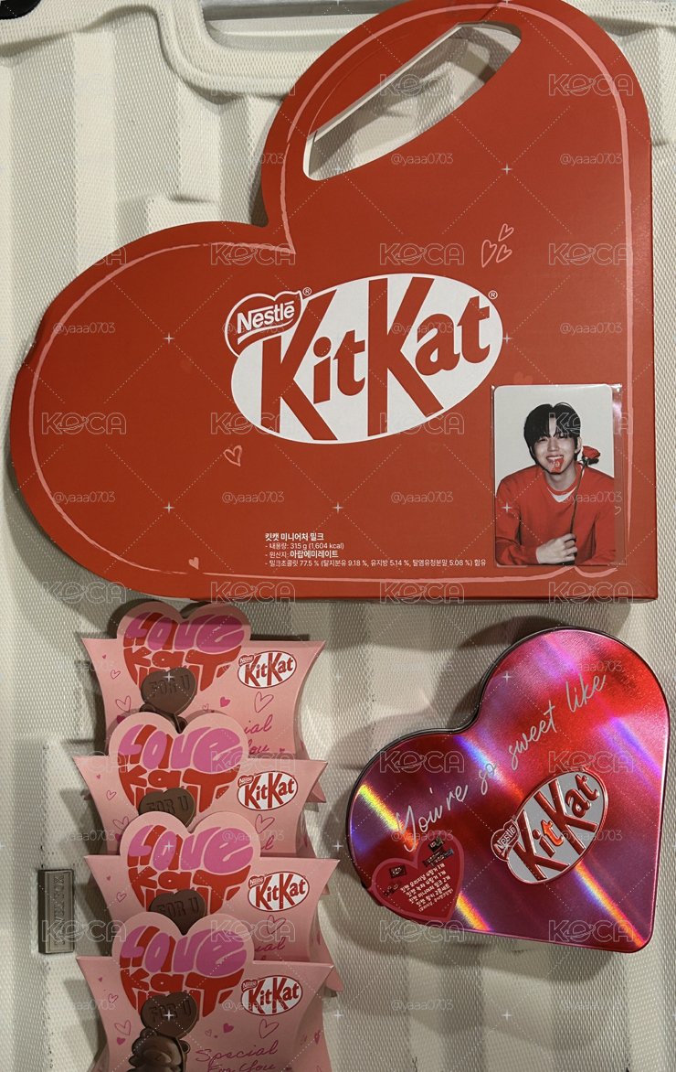 KitKat 巧克力組合+個人小卡