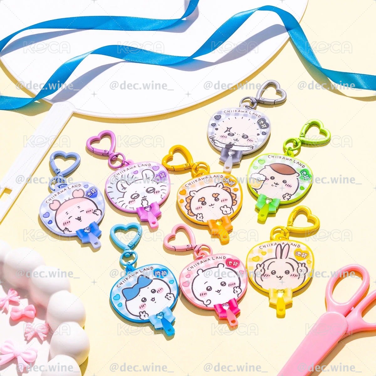 【預購5/8下單】池袋扇子吊飾 追星必備