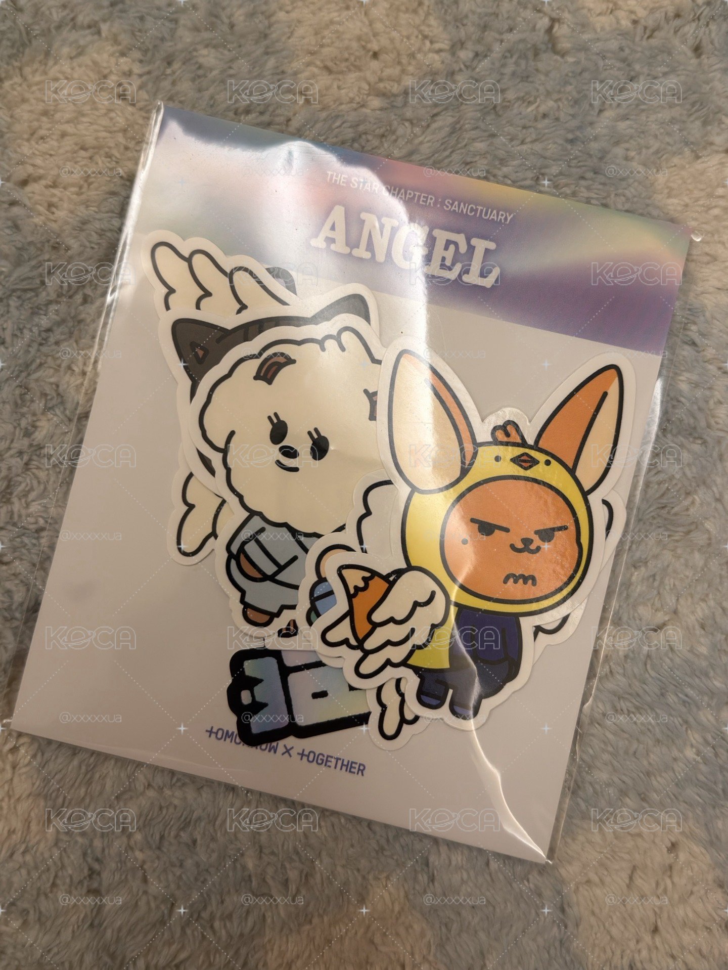TXT 迷七 快閃 全新 角巴貼紙