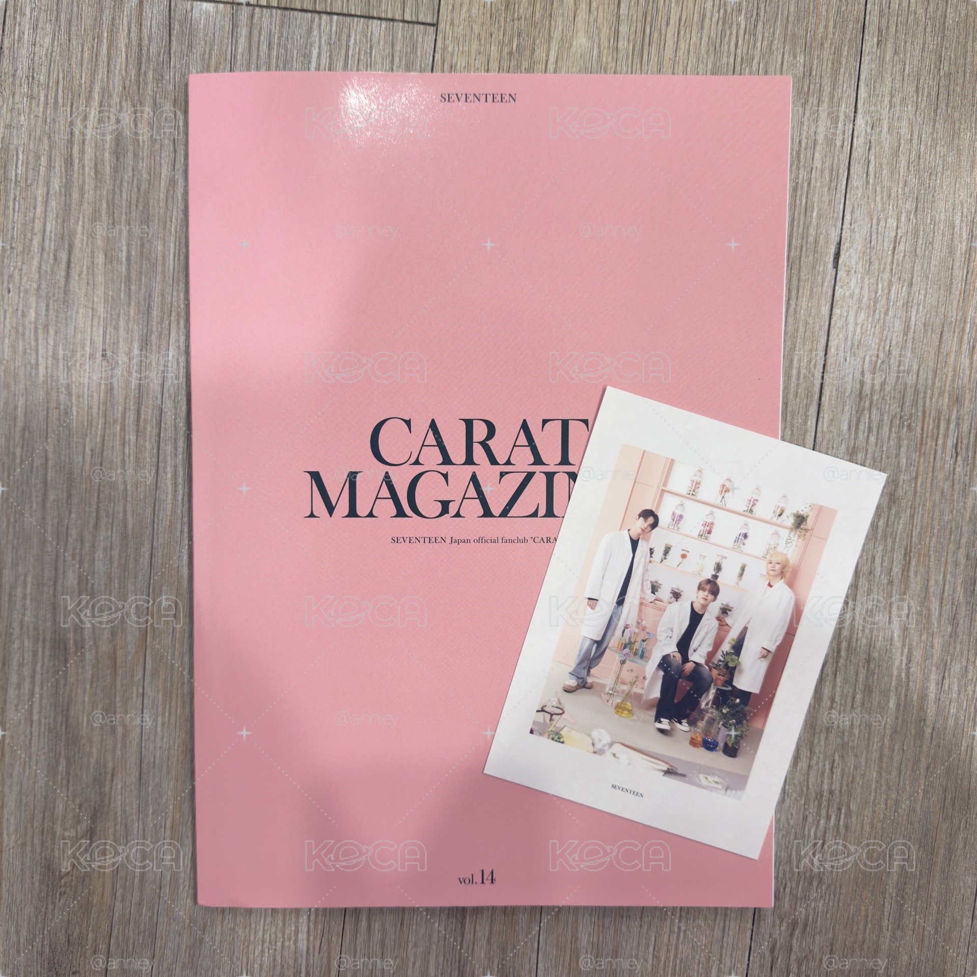 SEVENTEEN ｜JAPAN FANCLUB 雜誌 日本會員 會刊 明信片 vol. 14