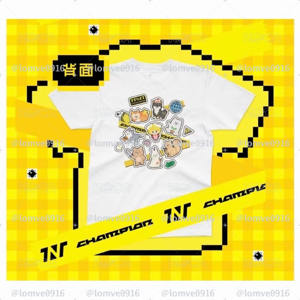 TNT 時代少年團 加冠禮演唱會 上海站/大連站紀念T恤