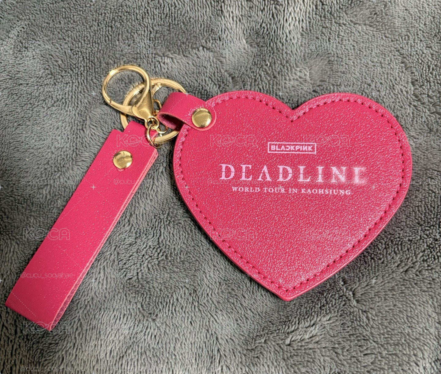BP Deadline  三巡愛心鑰匙圈鏡子