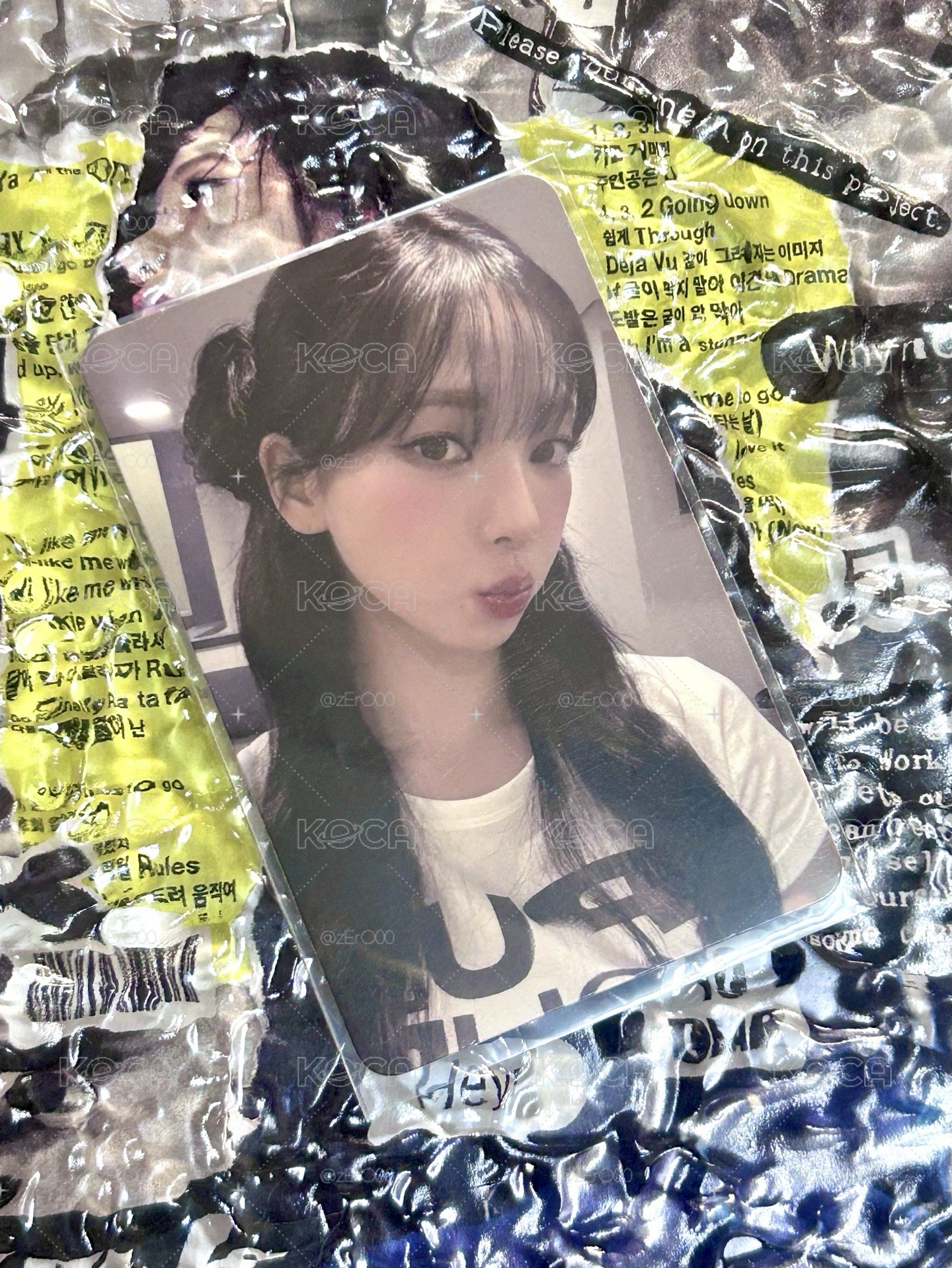 【現貨可速出】aespa Karina 親一口吧😙🩷Dirty work mk簽售柚 