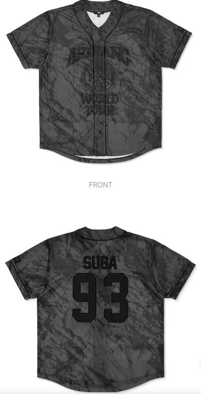 SUGA 阿里郎 球衣 XL （現貨）