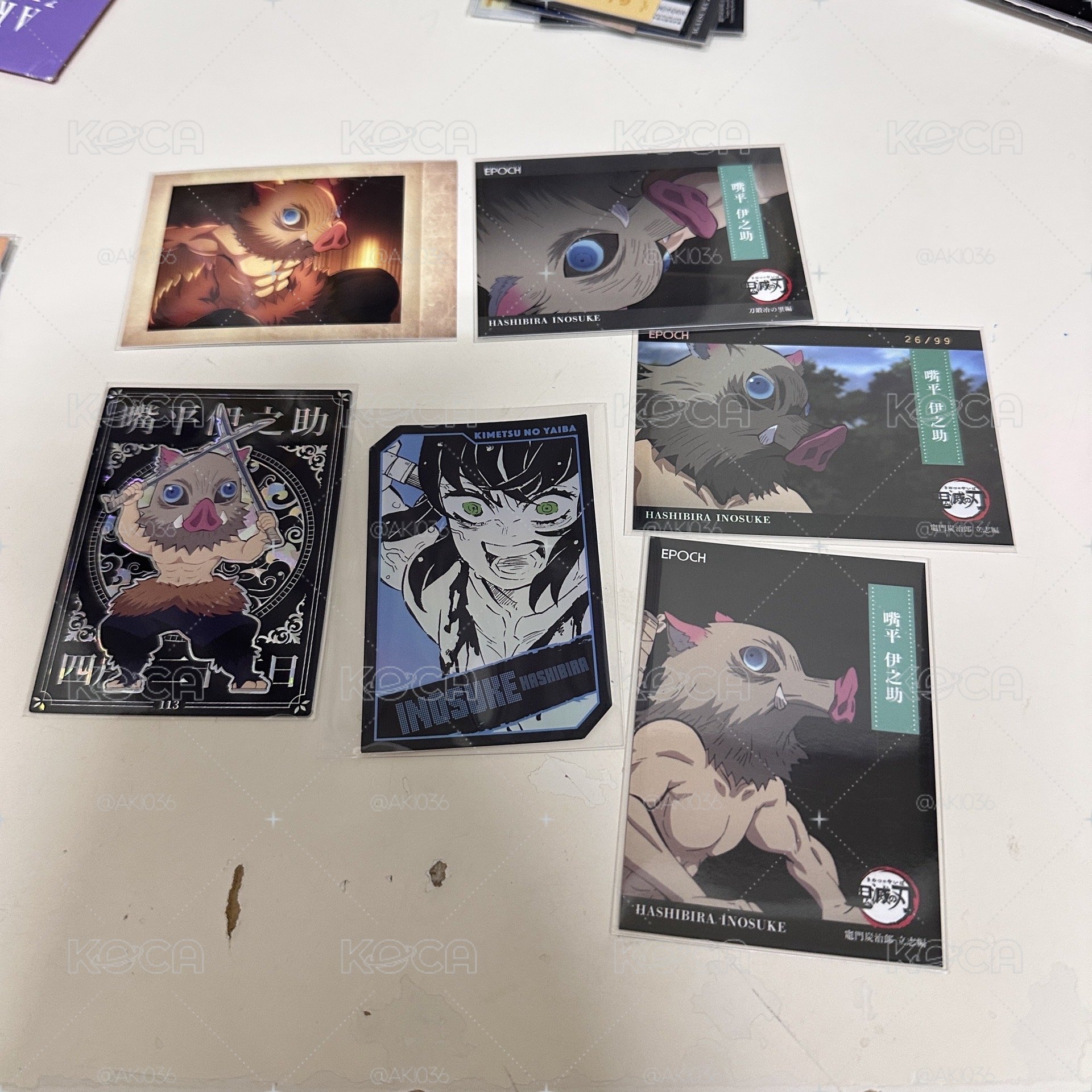 鬼滅-豬豬的小卡