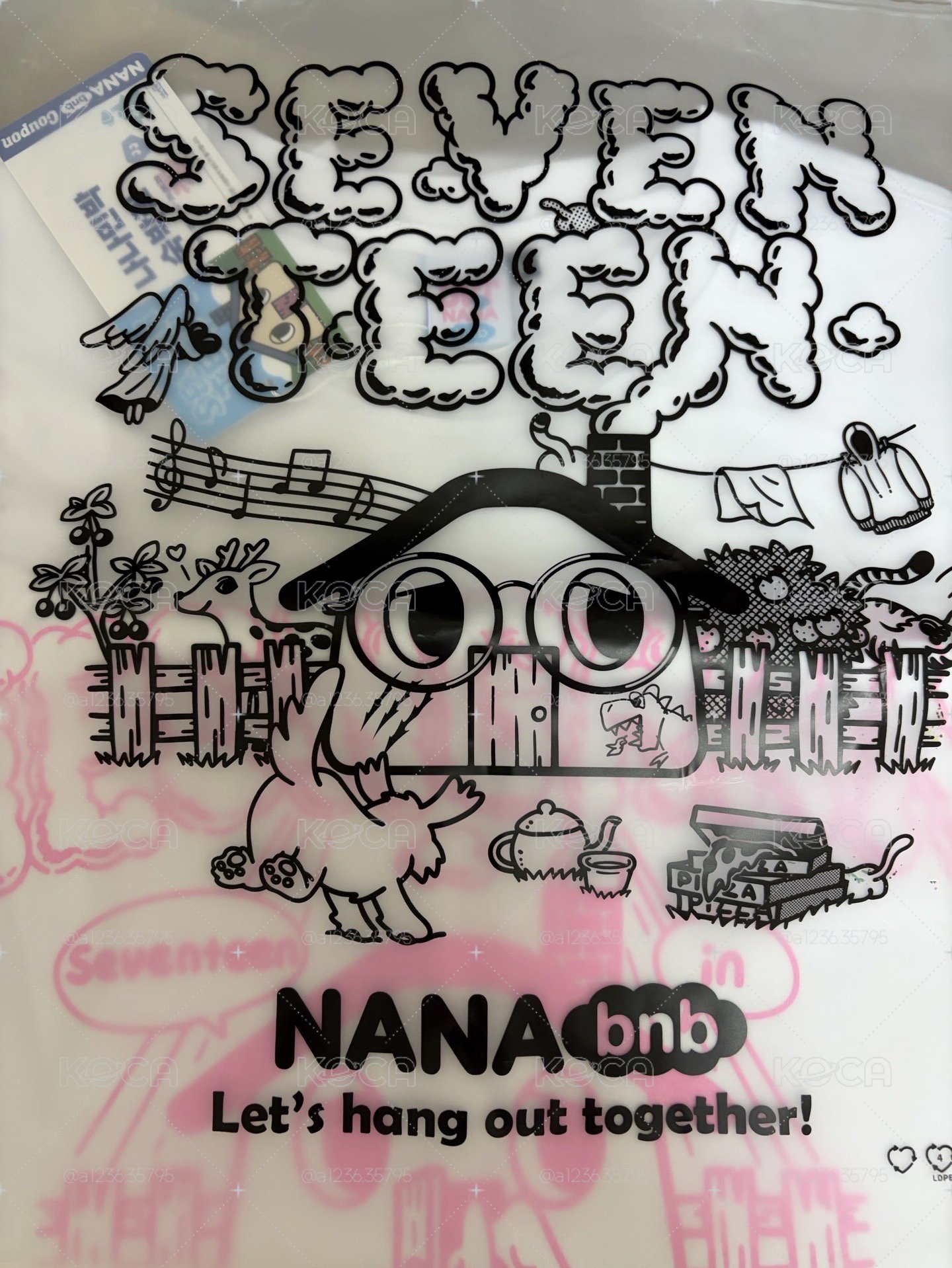 全新 淨漢Nana bnb T恤(L號)