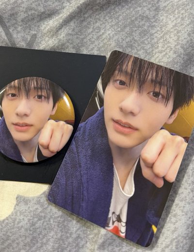 TXT 迷八 PB版 wvs特典卡+徽章 彬