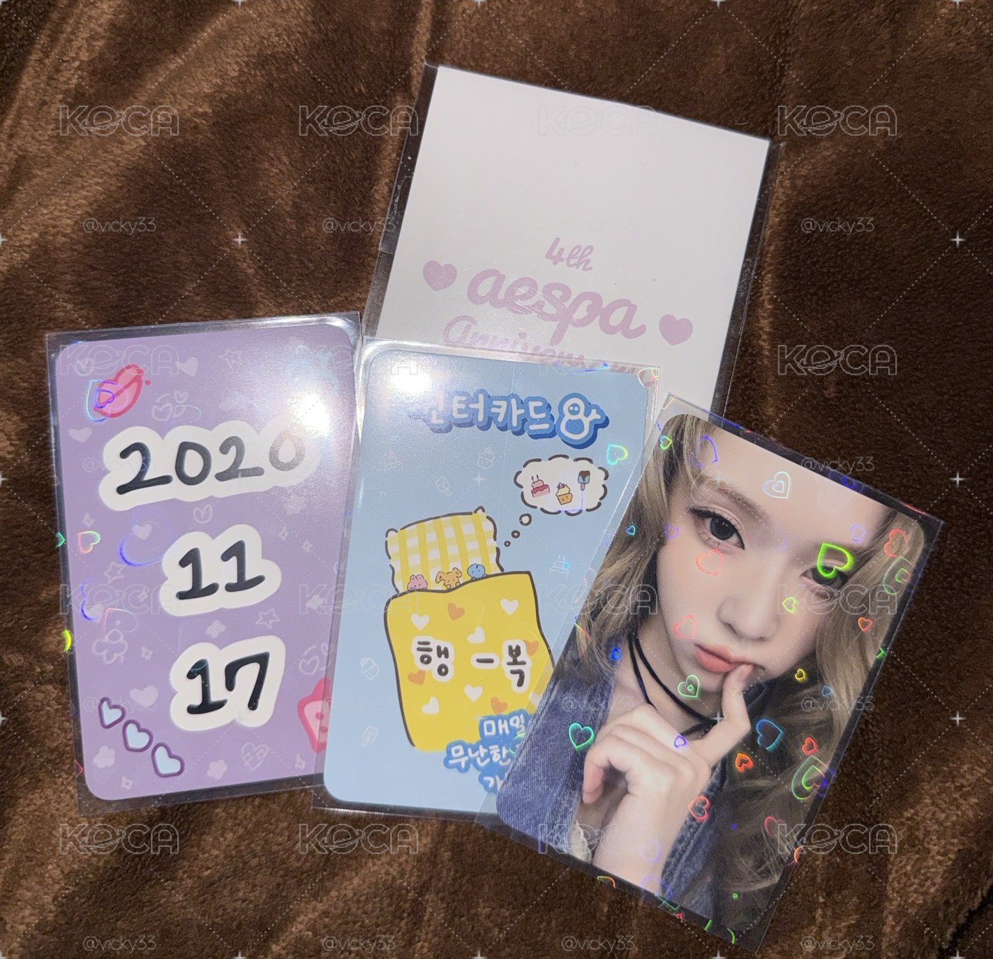 aespa周邊（四週年幸運卡冬）
