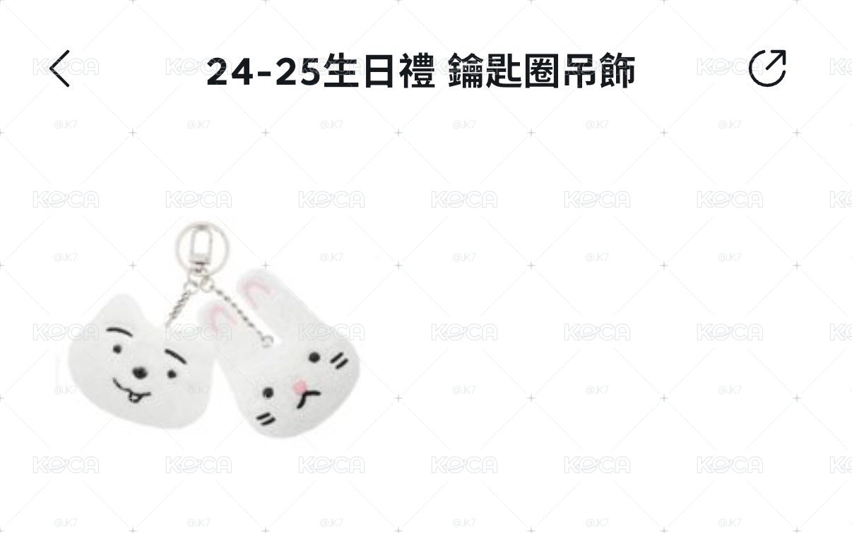 #TXT秀彬24-25生日禮 鑰匙圈吊飾 
