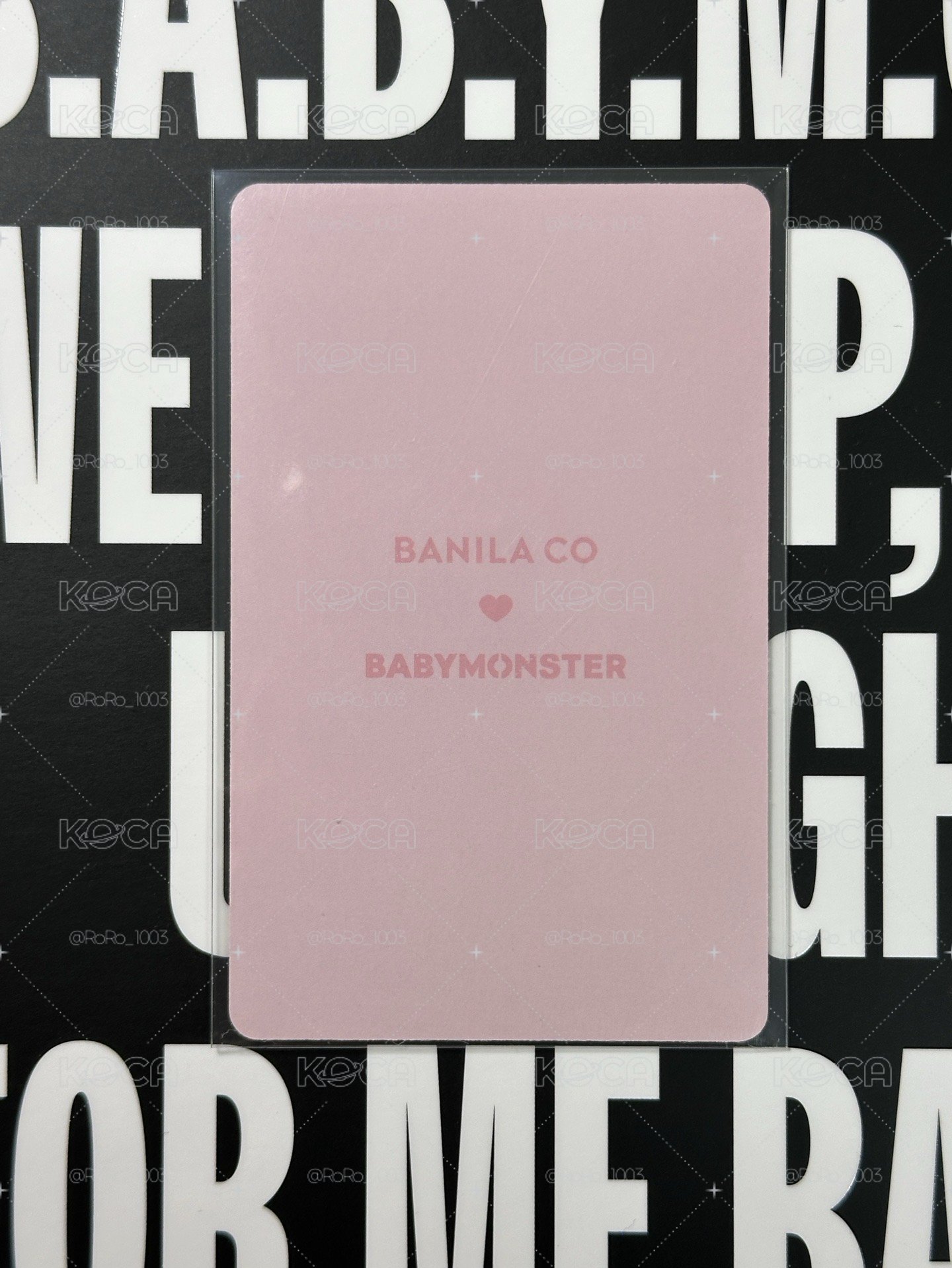 Banila 3.0代言卡角