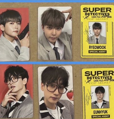 SJ 2026年曆小卡 Super junior