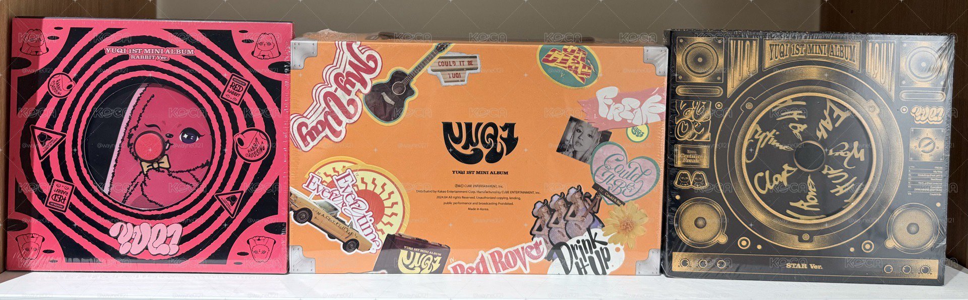 YUQ1 專輯 全新未拆一套三版