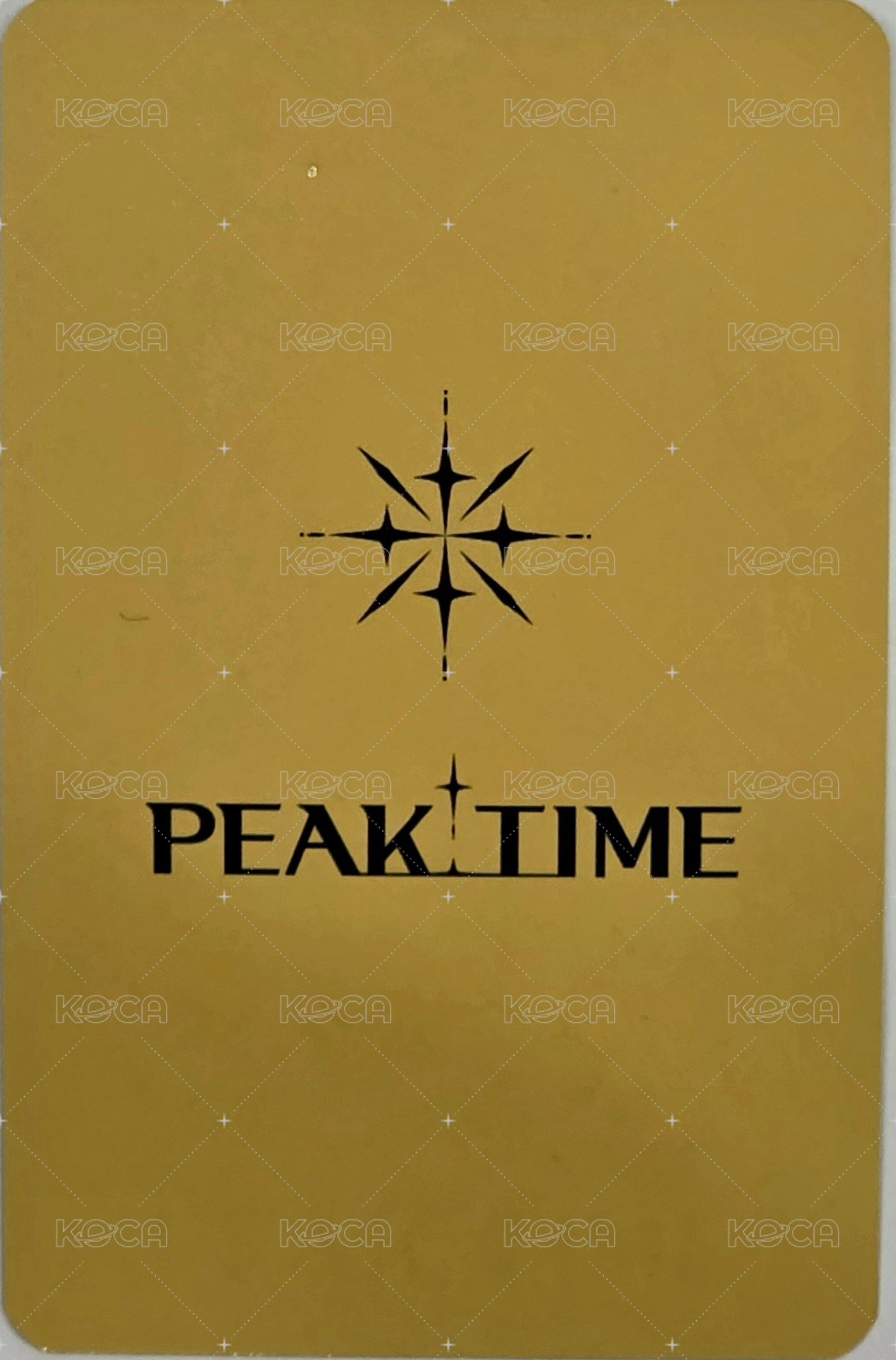 PEAKTIME 隨機卡  背面