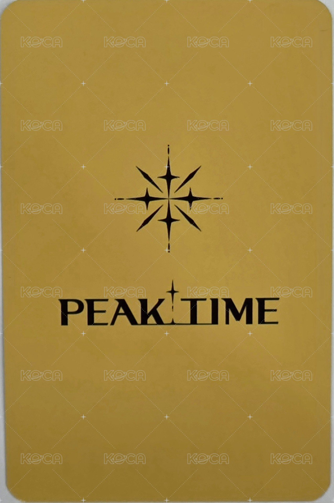 PEAKTIME 隨機卡  背面