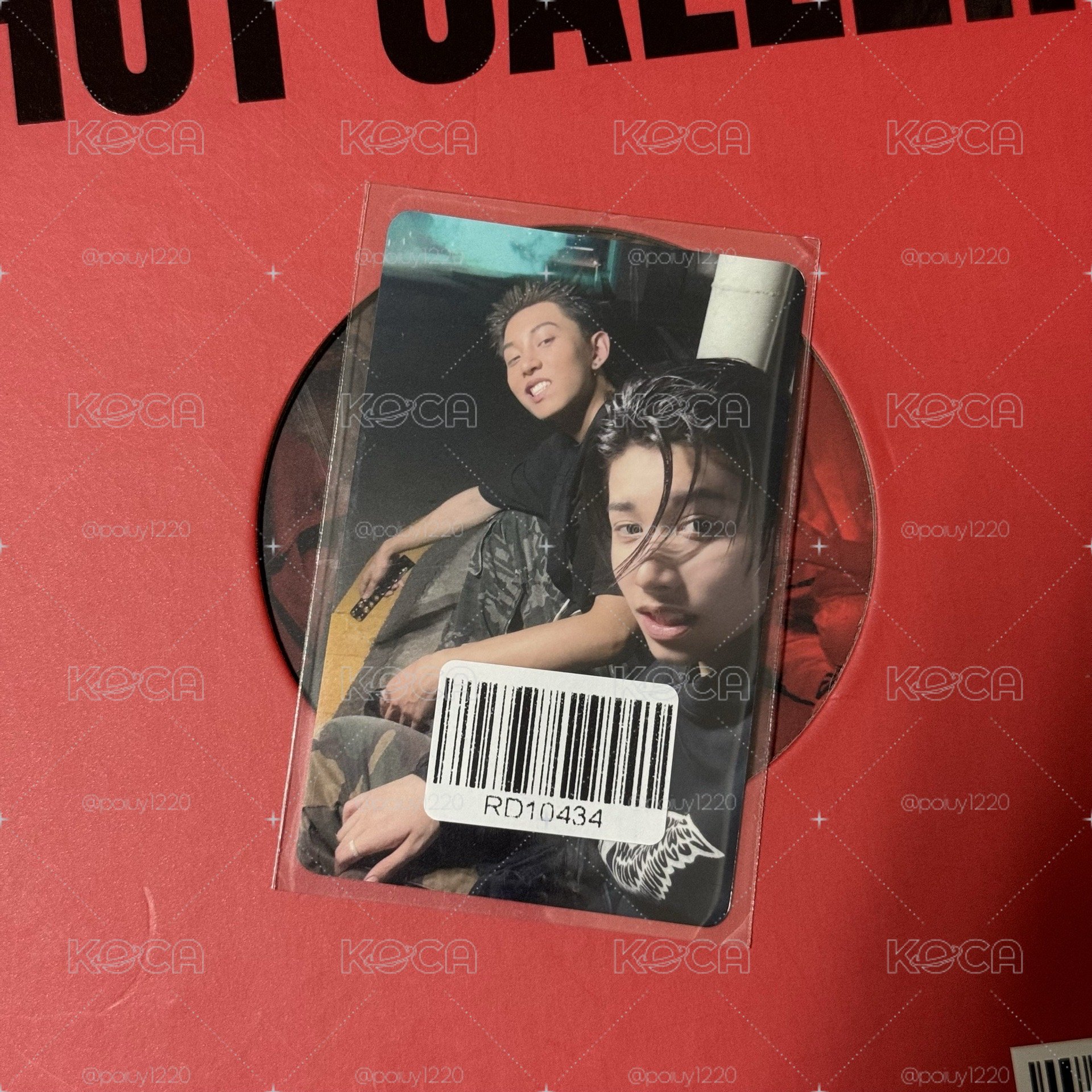 lngshot kms Magazine ver.雙人 特典卡 1.0 金栗+路易