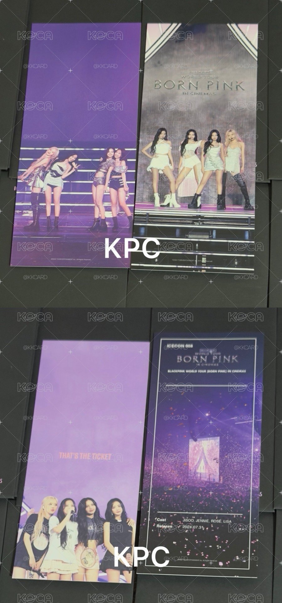 BLACKPINK 8週年 韓國限定 電影票根